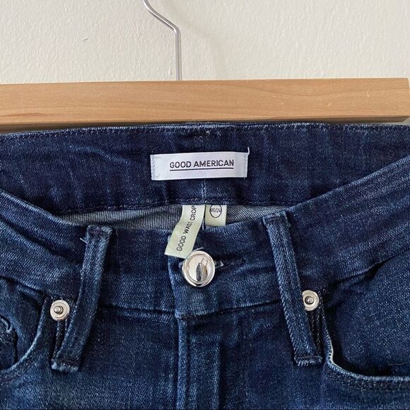 NWOT Good American Ultimate Waist Shaper Good Waist Crop High Rise Skinny Jeans - Picture 11 of 13